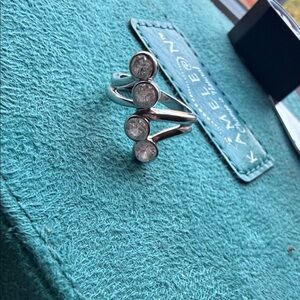 Art Deco style Sterling Silver Ring